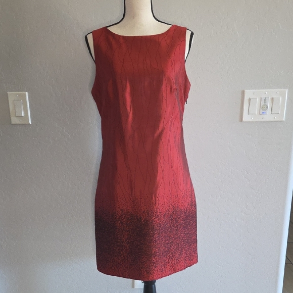Max Studio Specialty Dresses & Skirts - MSSP Women's Chic Red Sleeveless Mini/Shift Dress Perfect For Weddings Size Med